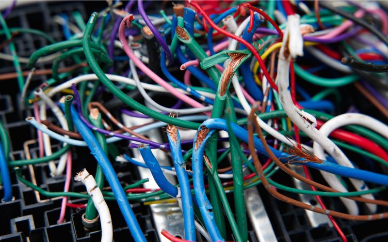 Copper cables Recycling